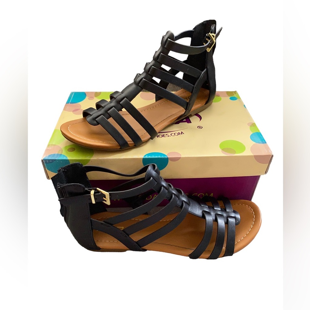 Soda black sandals size 7 women’s